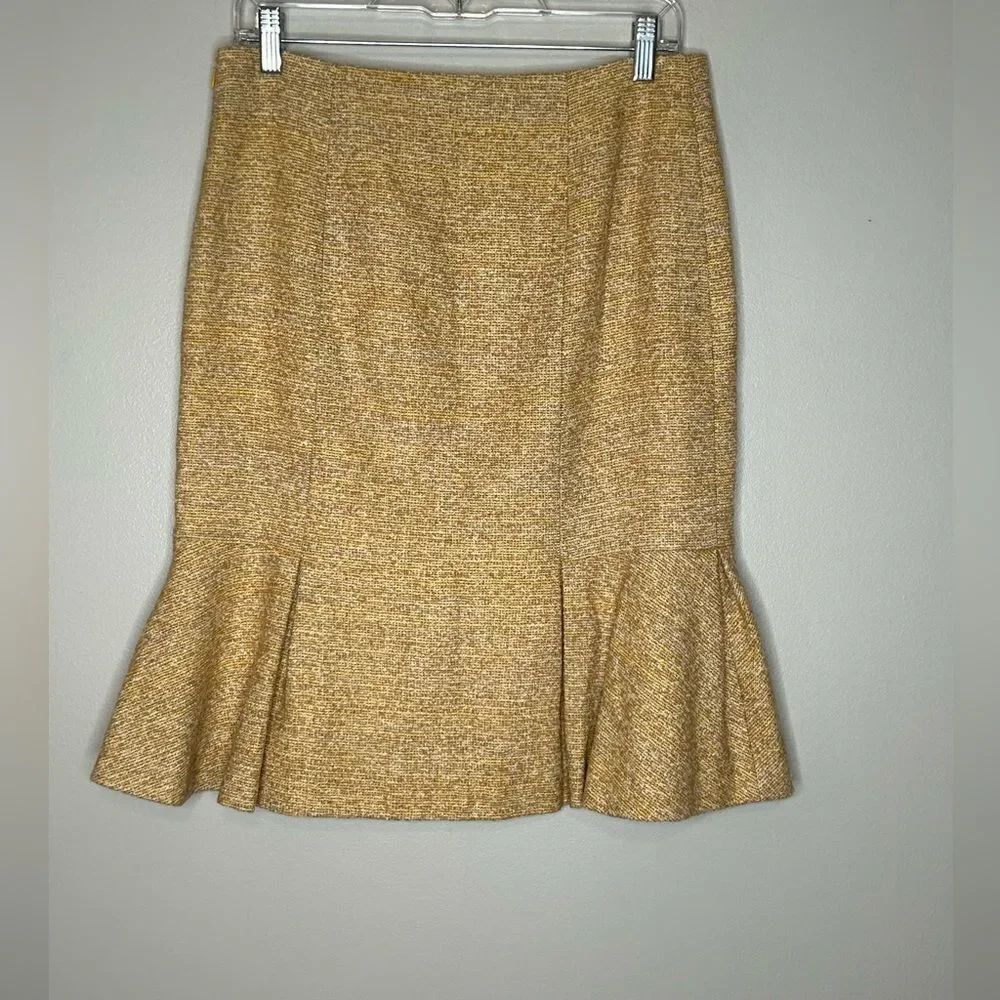 Carolina Herrera Tweed Skirt